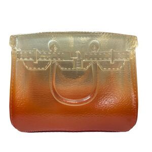 Nothing Personal Posterity Vase – Orange Transparent Birkin Inspo Design – NIB